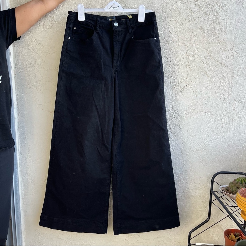 Maeve wide leg black pants